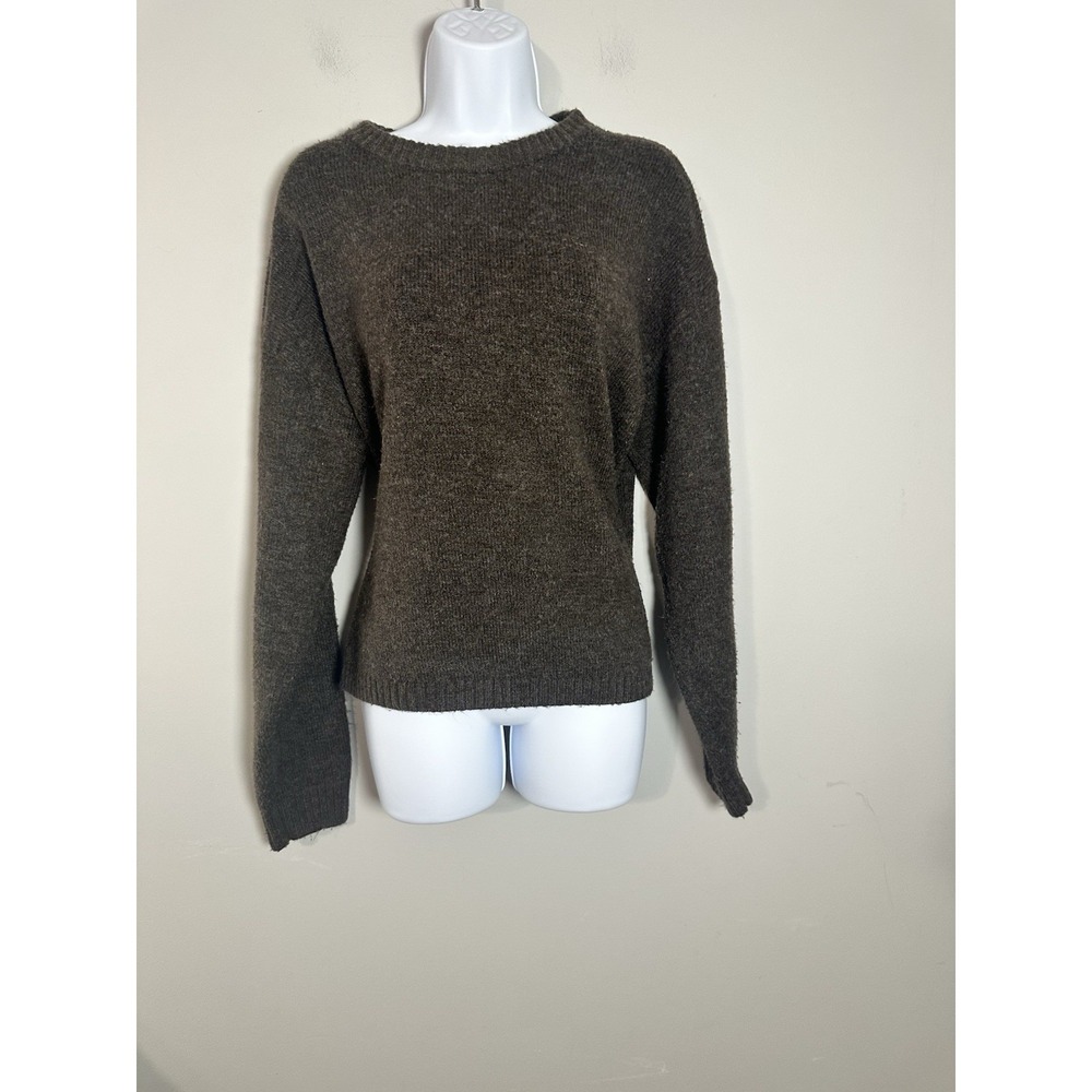 Commense Lightweight Cloud Weather Pullover‎ Sweater Brown EUC Size S